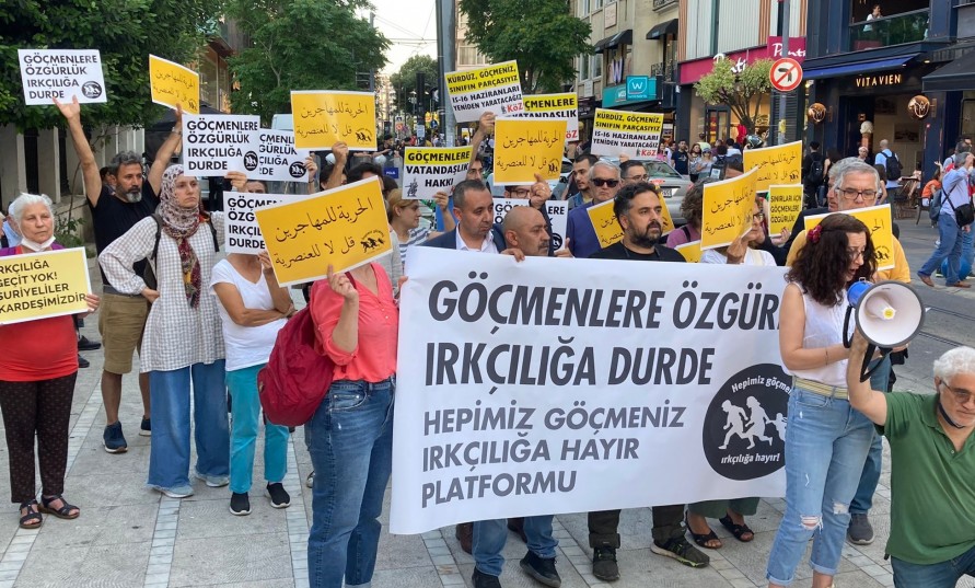 İstanbul'da Dünya Mülteciler Günü eylemi
