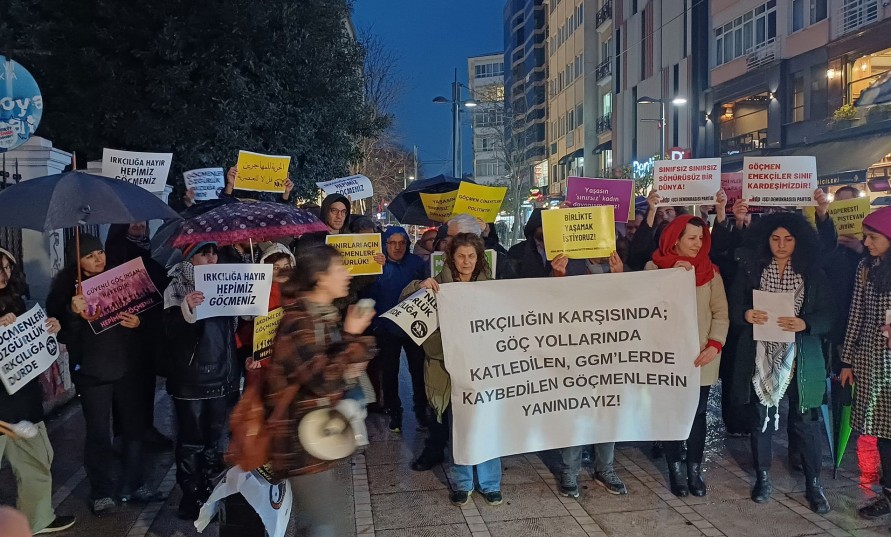 İstanbul'da ırkçılığa karşı eylem