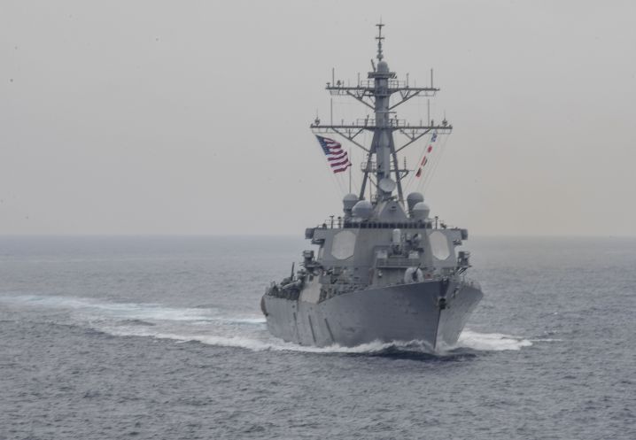 Carl Vinson and Ronald Reagan Carrier Strike Groups Join JMSDF for a Photo Exercise