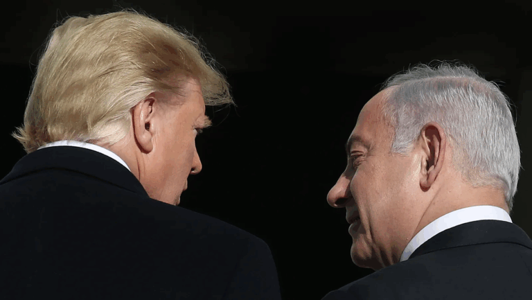 PolitcalScene-TrumpandNetanyahu-WNYC
