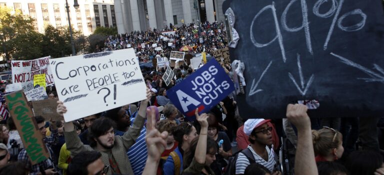 APTOPIX Wall Street Protest