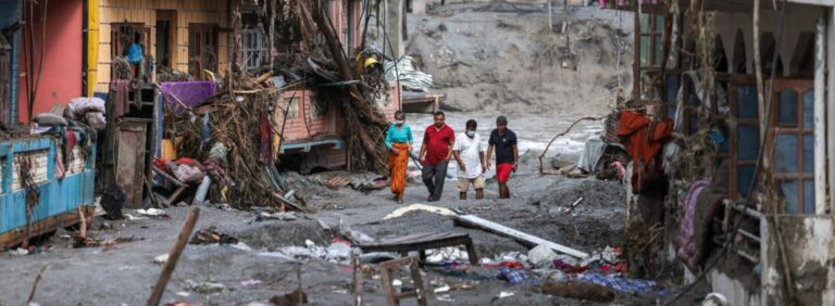 Aftermath of devastating flash floods and mudslides in Nepal